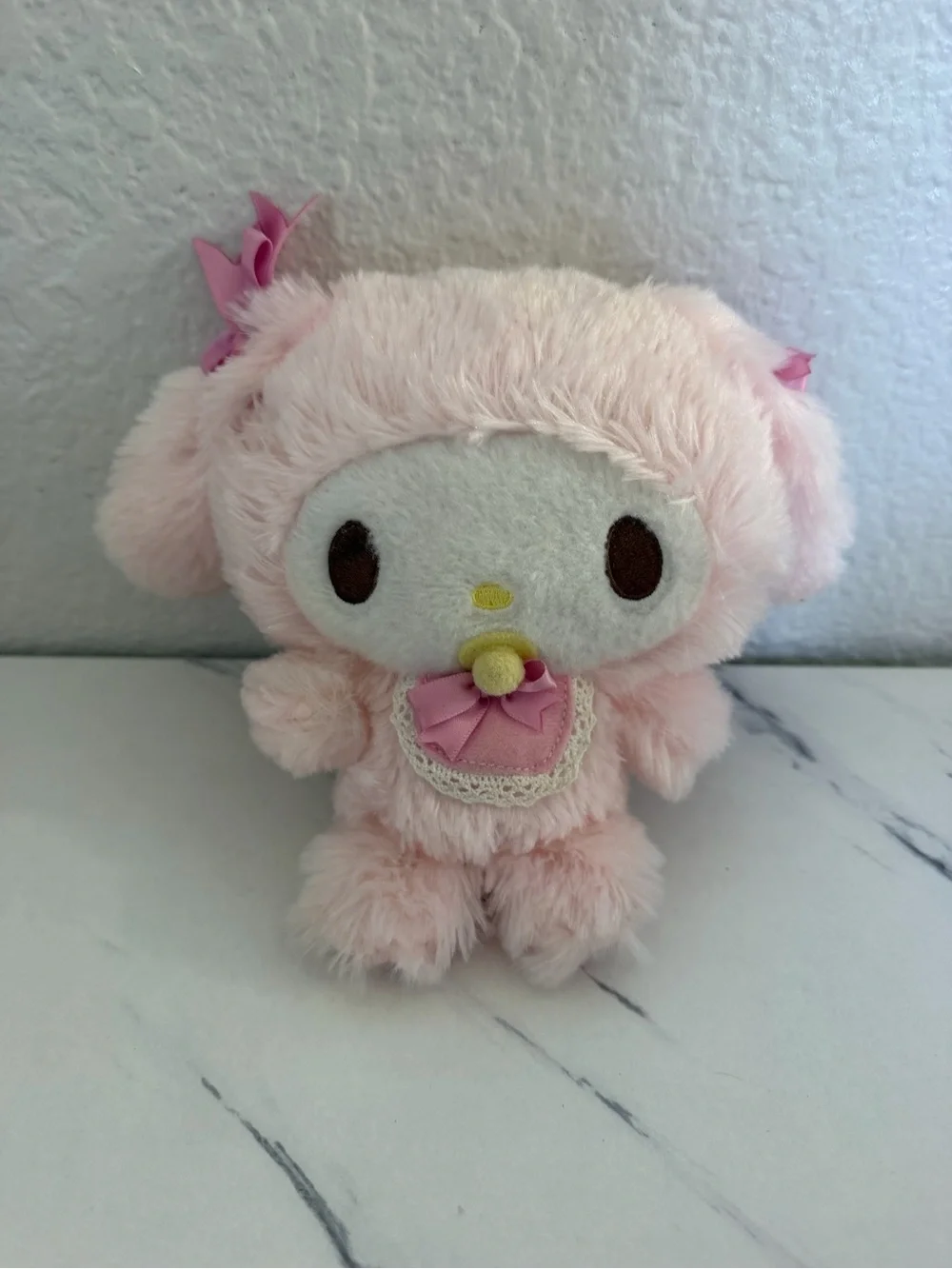 NAKAJIMA - Sanrio Fuwakuta Baby Plush Doll My Melody rare